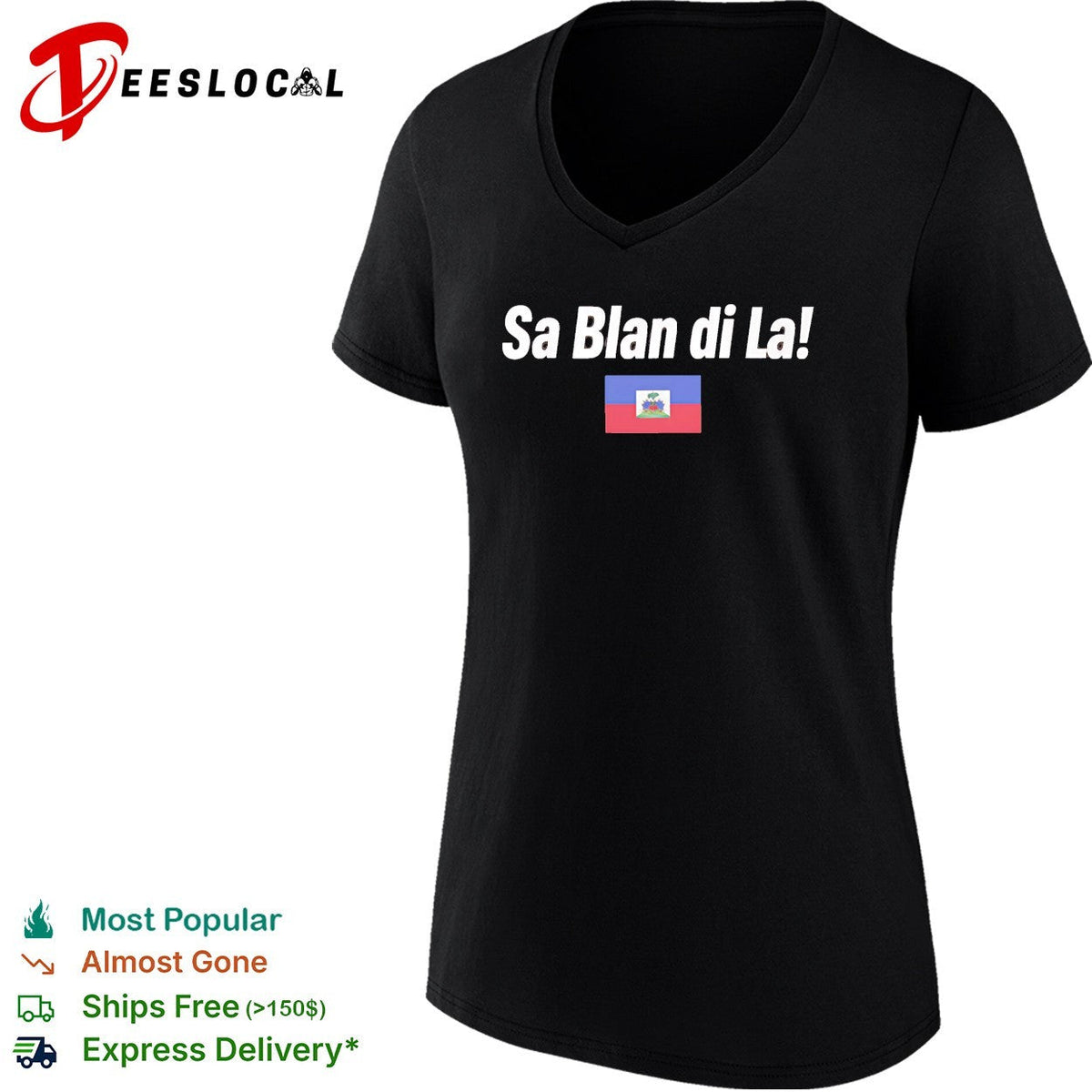 Sa Blan Di La Haitian Creole funny shirt Unisex