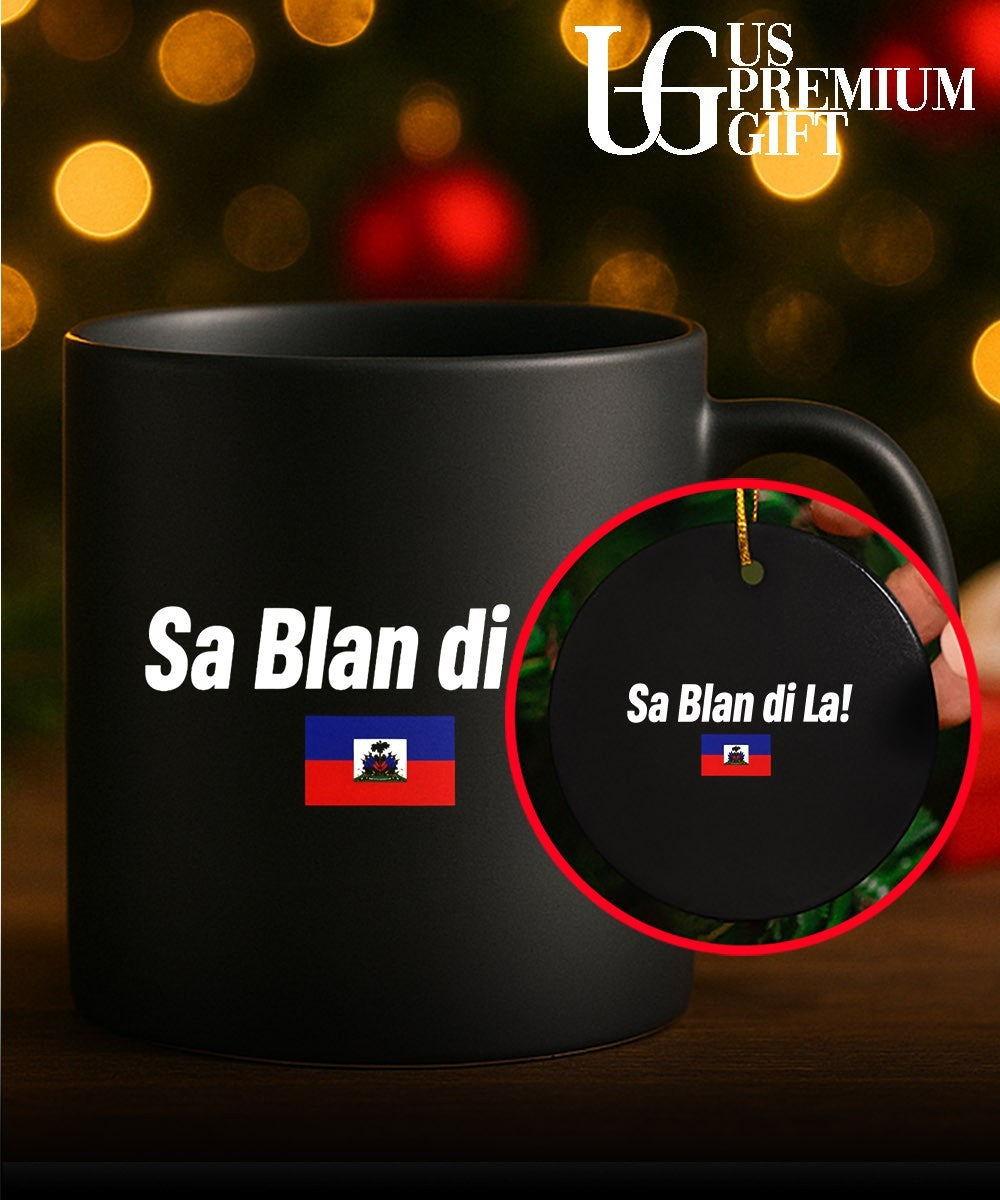 Sa Blan Di La Haitian shirt Unisex