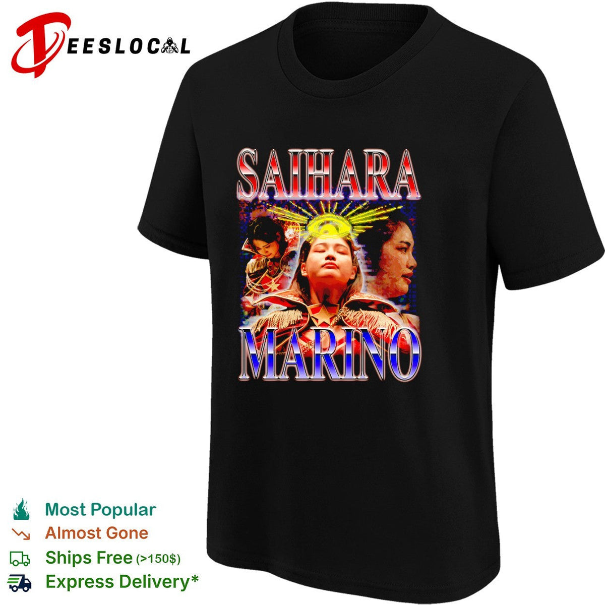 Saihara Marino Pro Wrestling Joshi Puroresu Japan Superstar Shirt Unisex