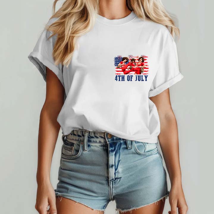 Sally O’malley I Like To Kick Stretch And Kick 4th Of July T Shirt Unisex