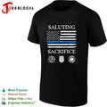 Saluting Sacrifice Fire Dept Police Emergency Medical Services shirt Unisex