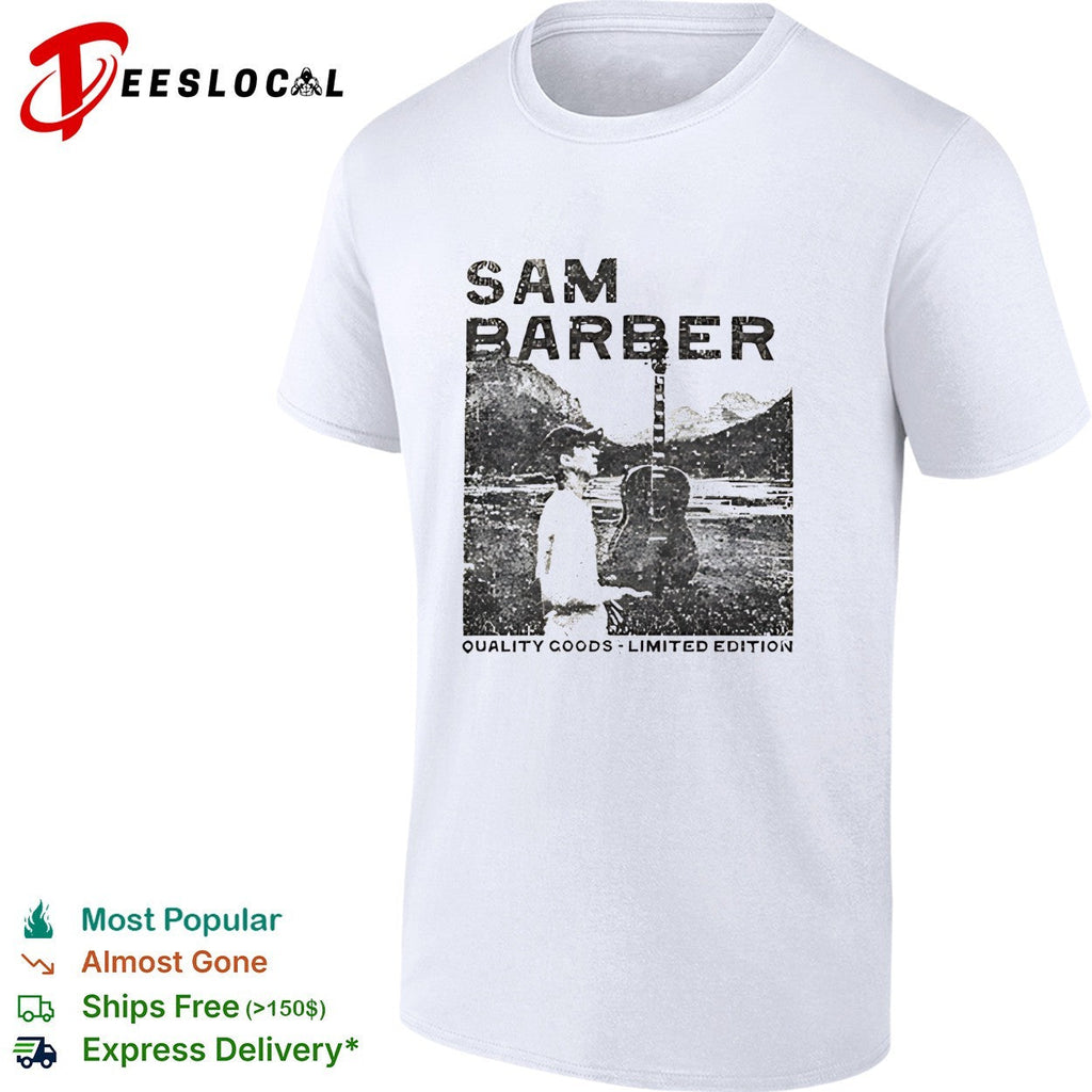 Sam Barber Guitars Denver Quality Goods Limited Edition retro shirt Unisex
