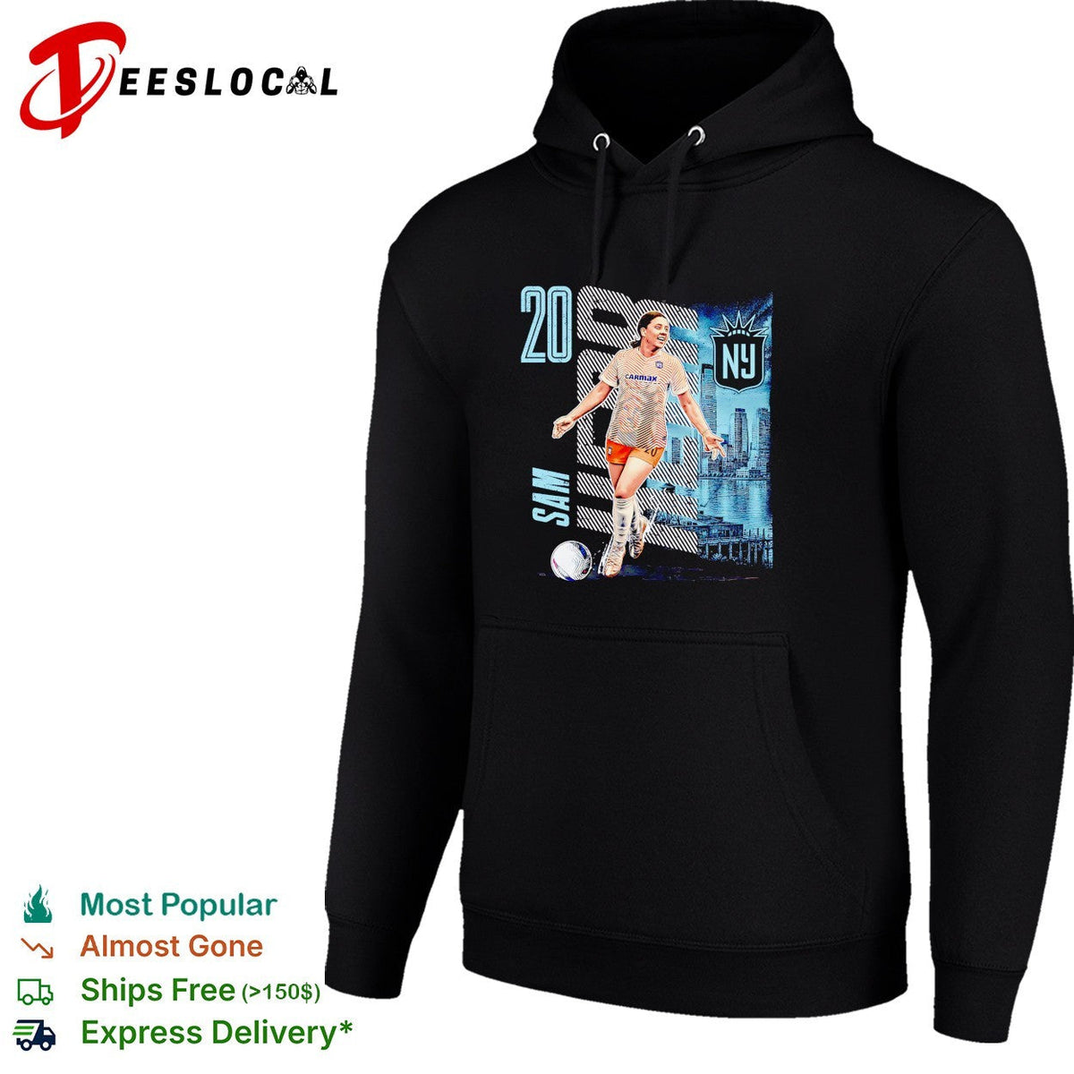 Sam Kerr number 20 Gotham FC graphic shirt Unisex