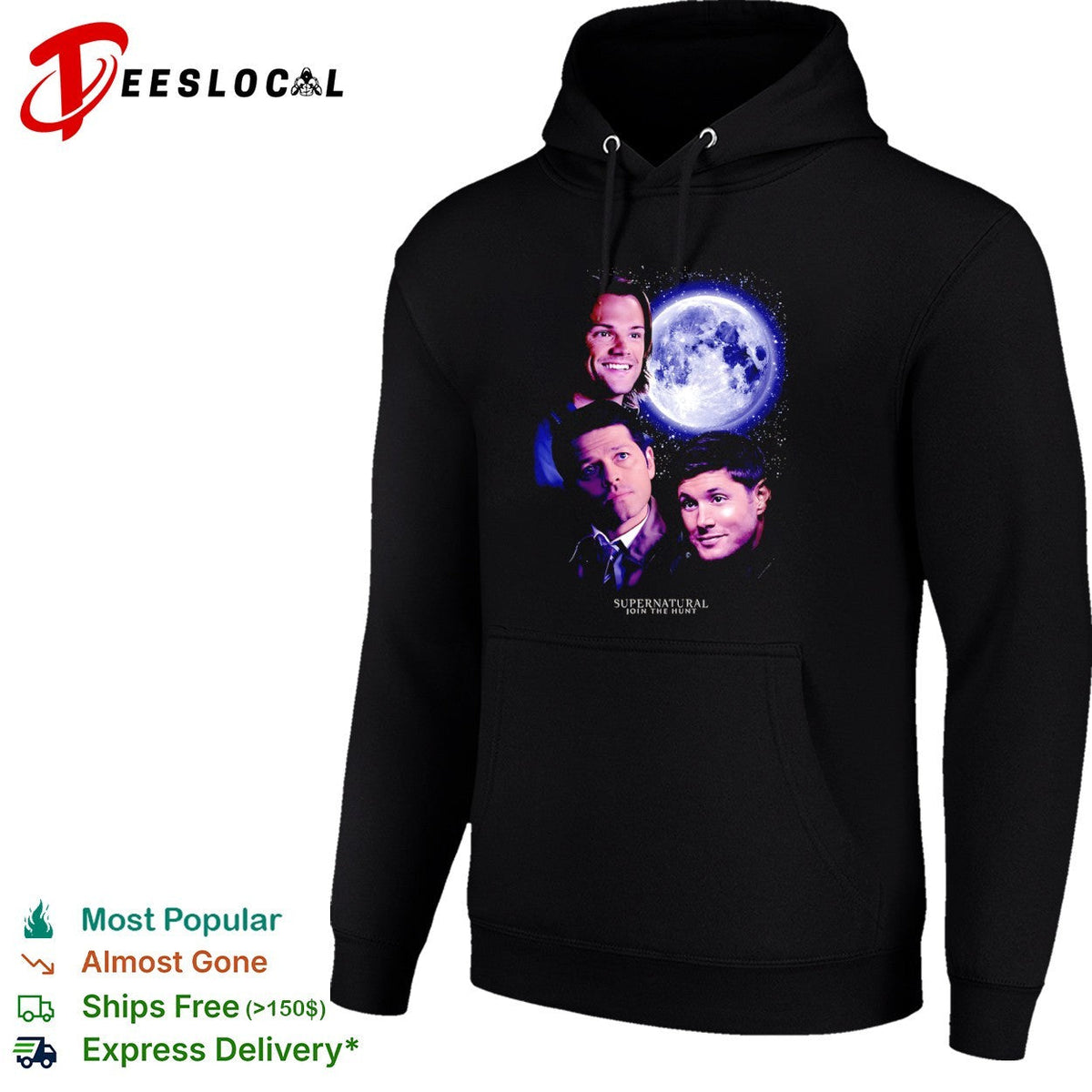 Sam Winchester Castiel and Dean Winchester Supernatural Join the Hunt shirt Unisex