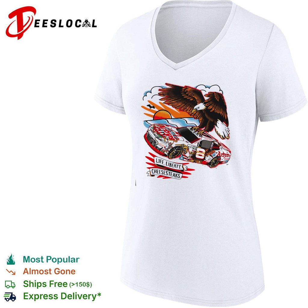 Sammy Smith Arbys Nascar Chevrolet Life Liberty Cheesesteaks race car eagle shirt Unisex