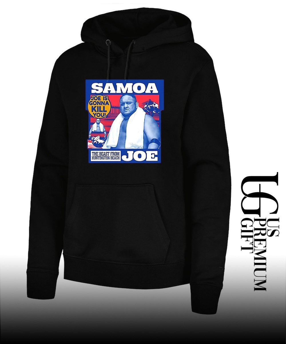 Samoa Joe AEW Wrestling Clotheslined Joe Is Gonna Kill You The Beast from Huntington Beach shirt