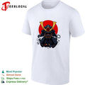 Samurai red sun helmet shirt Unisex