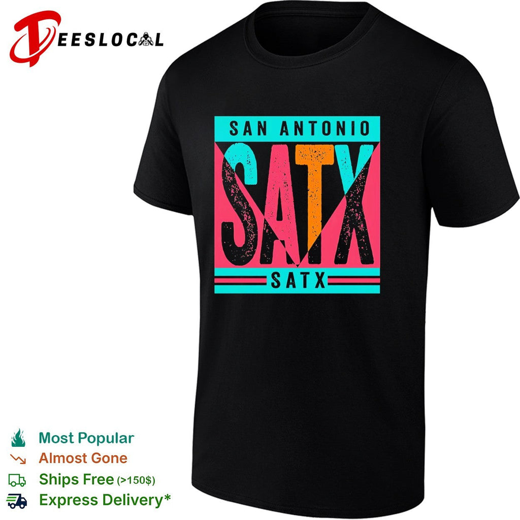 San Antonio SATX 90s retro San Antonio Spurs shirt Unisex