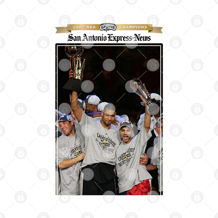 San Antonio Spurs 2007 NBA Finals Dynasty T Shirt Unisex
