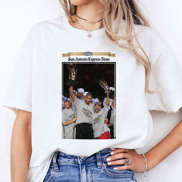 San Antonio Spurs 2007 NBA Finals Dynasty T Shirt Unisex