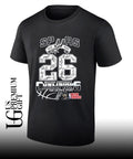 San Antonio Spurs 2025-2026 Western Conference Champions signature shirt Unisex