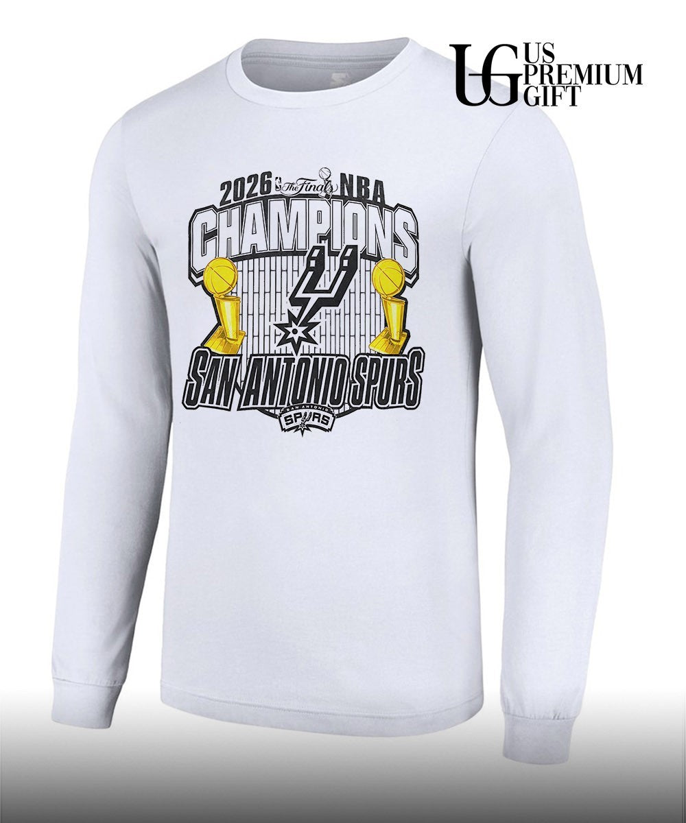 San Antonio Spurs 2026 NBA Finals Champions trophy graphic Unisex