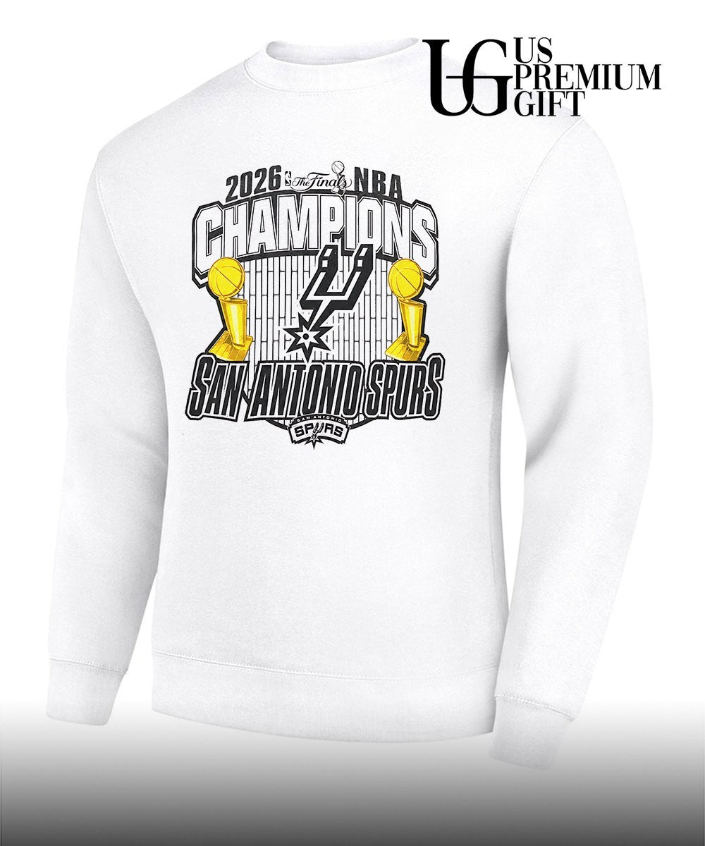 San Antonio Spurs 2026 NBA Finals Champions trophy graphic Unisex