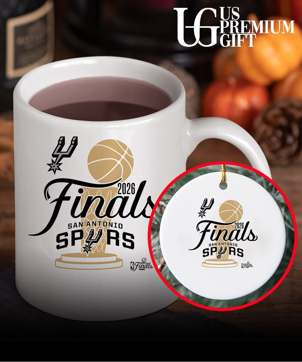 San Antonio Spurs 2026 NBA Finals trophy script Unisex