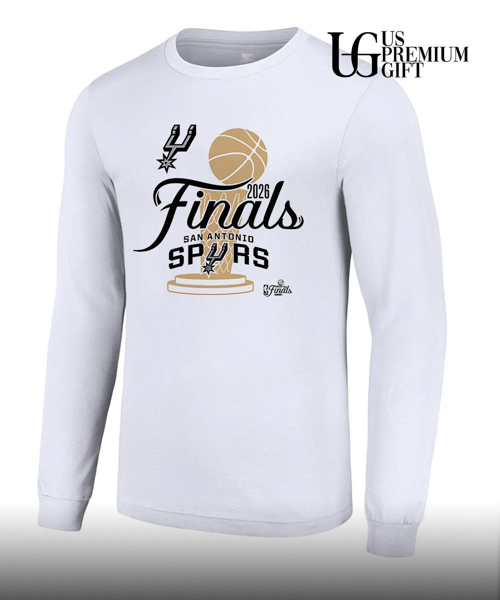 San Antonio Spurs 2026 NBA Finals trophy script Unisex