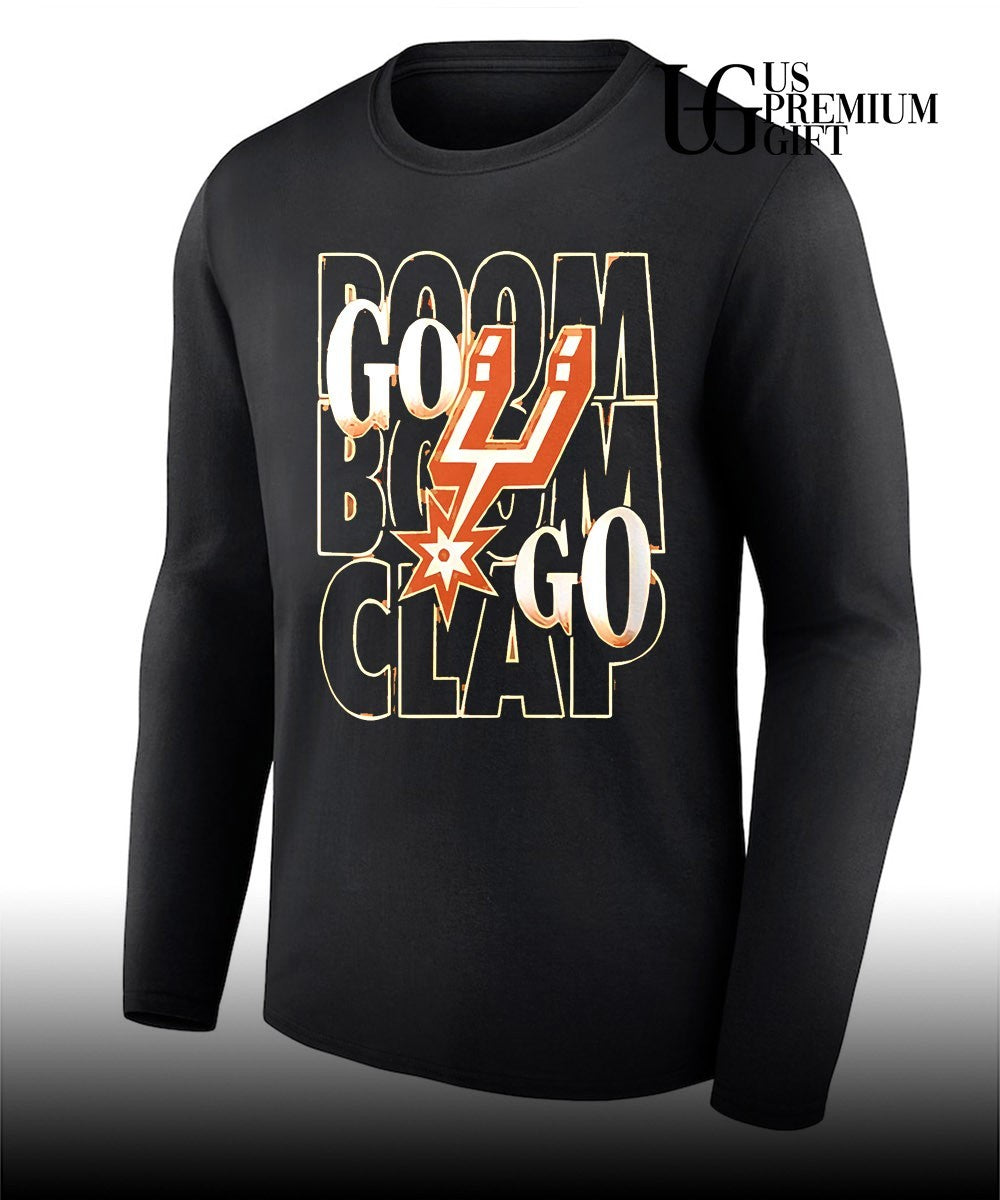 San Antonio Spurs 2026 NBA Game 1 Boom Boom Clap Go Spurs Go shirt Unisex