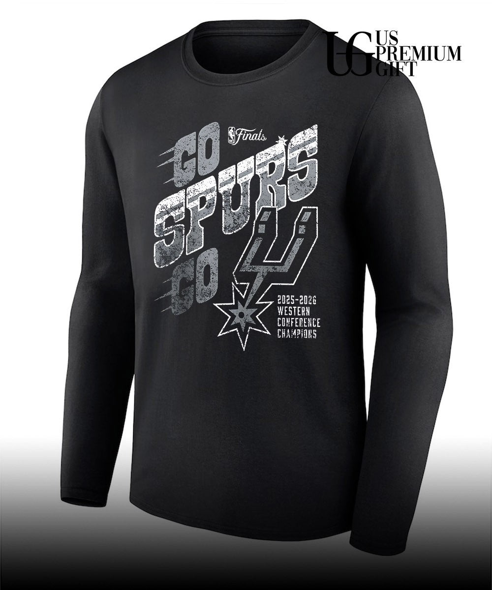 San Antonio Spurs 2026 NBA Western Conference Champions go spurs go Unisex