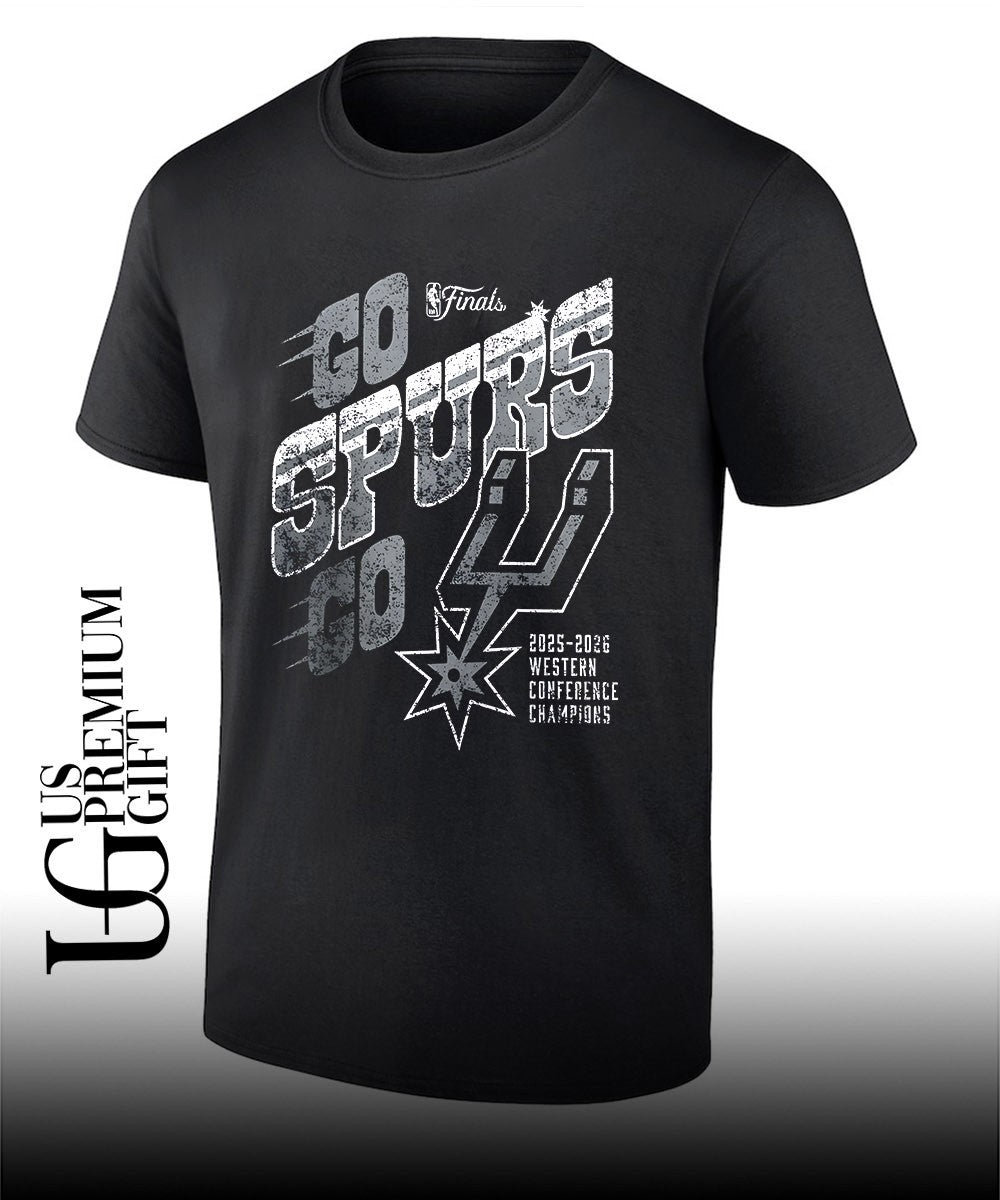 San Antonio Spurs 2026 NBA Western Conference Champions go spurs go Unisex