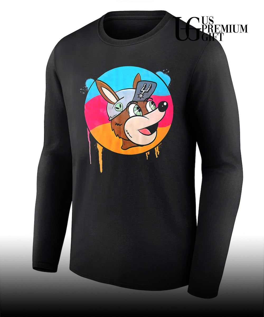San Antonio Spurs Coyote NBA Basketball mascot shirt Unisex