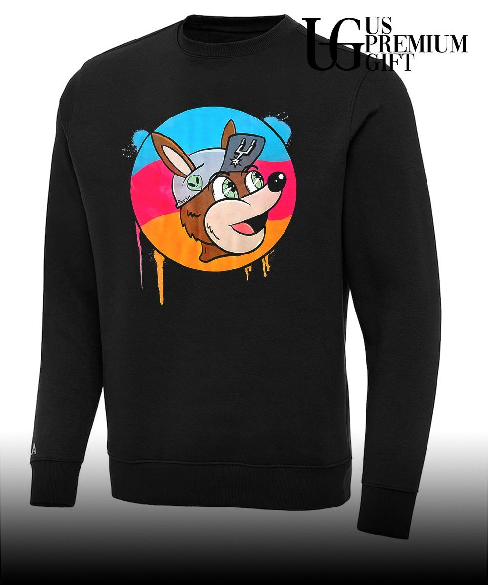 San Antonio Spurs Coyote NBA Basketball mascot shirt Unisex