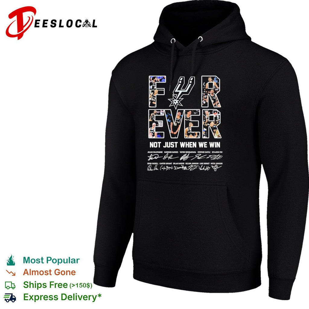 San Antonio Spurs Forever Not Just When We Win Victor Wembanyama Keldon Johnson shirt Unisex