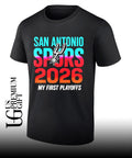 San Antonio Spurs Infant Item Of The Game 2026 Playoffs My First Playoffs shirt Unisex