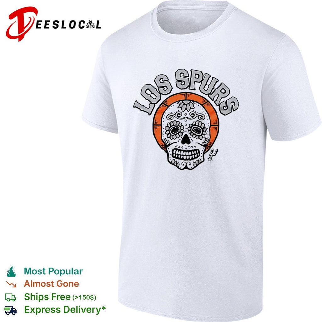 San Antonio Spurs Los sugar skull shirt Unisex
