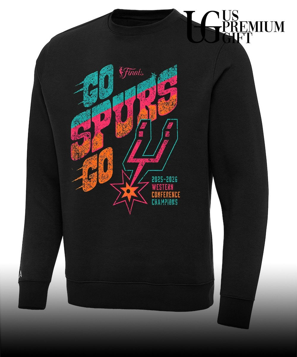 San Antonio Spurs NBA 2025-2026 Western Conference Champions Go Spurs Go Finals shirt Unisex