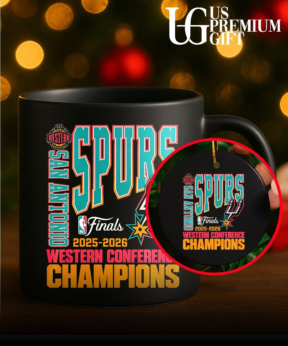 San Antonio Spurs NBA 2025-2026 Western Conference Finals Champions shirt Unisex