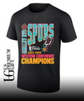 San Antonio Spurs NBA 2025-2026 Western Conference Finals Champions shirt Unisex