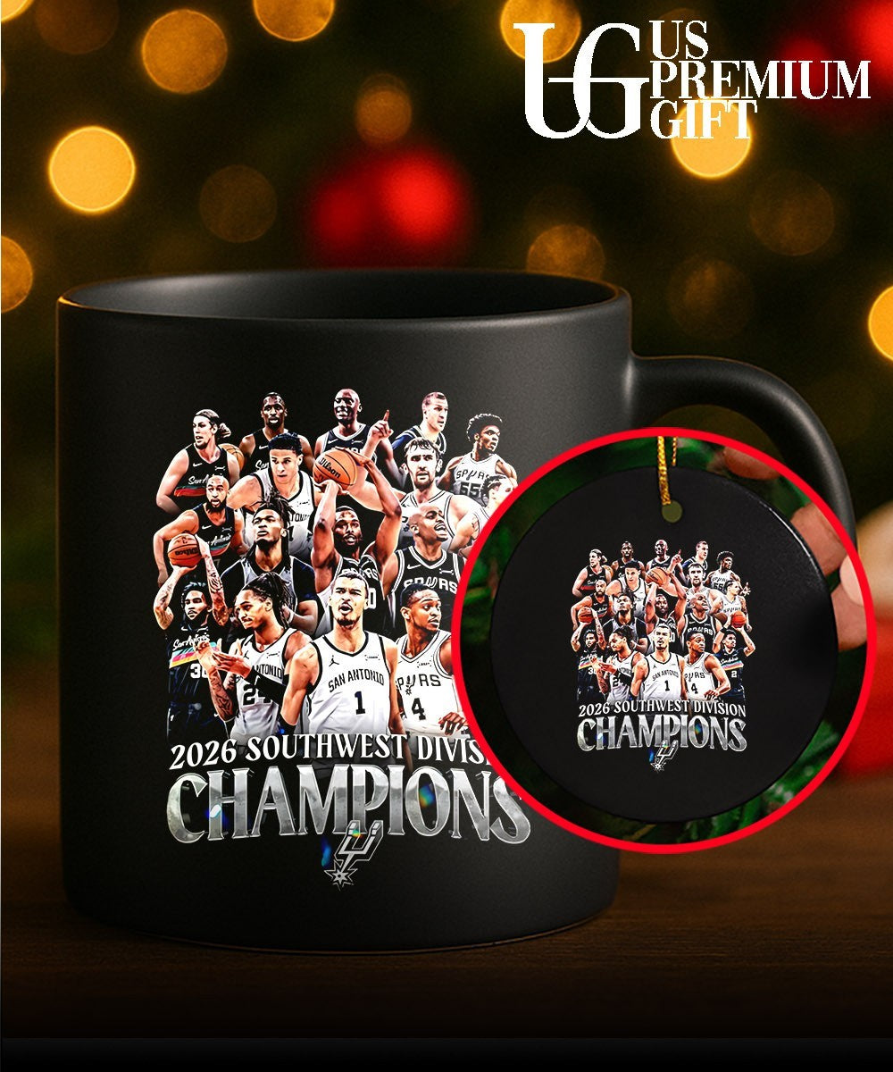 San Antonio Spurs NBA 2026 Southwest Division Champions shirt Unisex