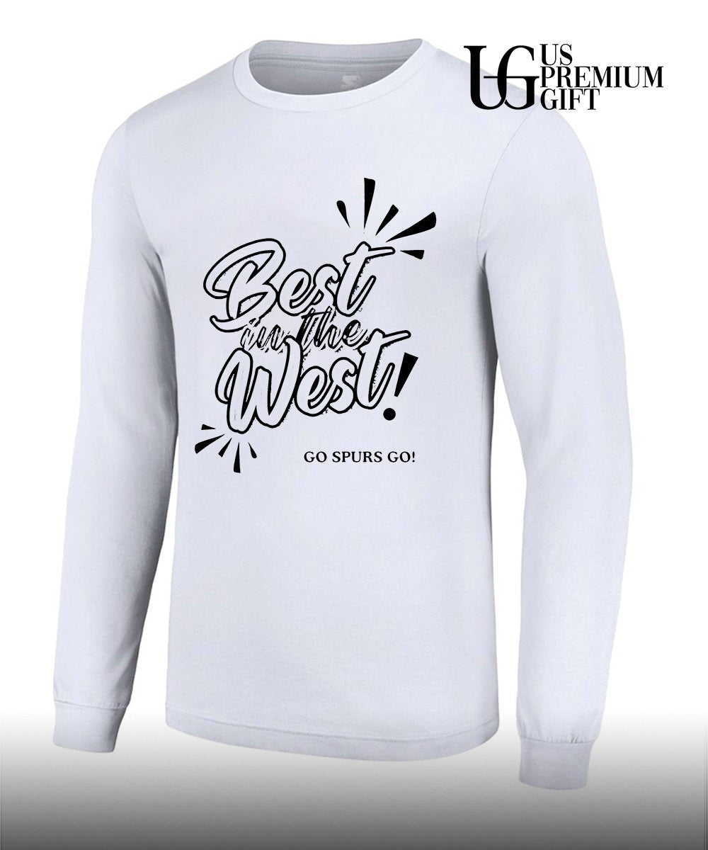 San Antonio Spurs NBA Best in the West go Spurs go shirt Unisex