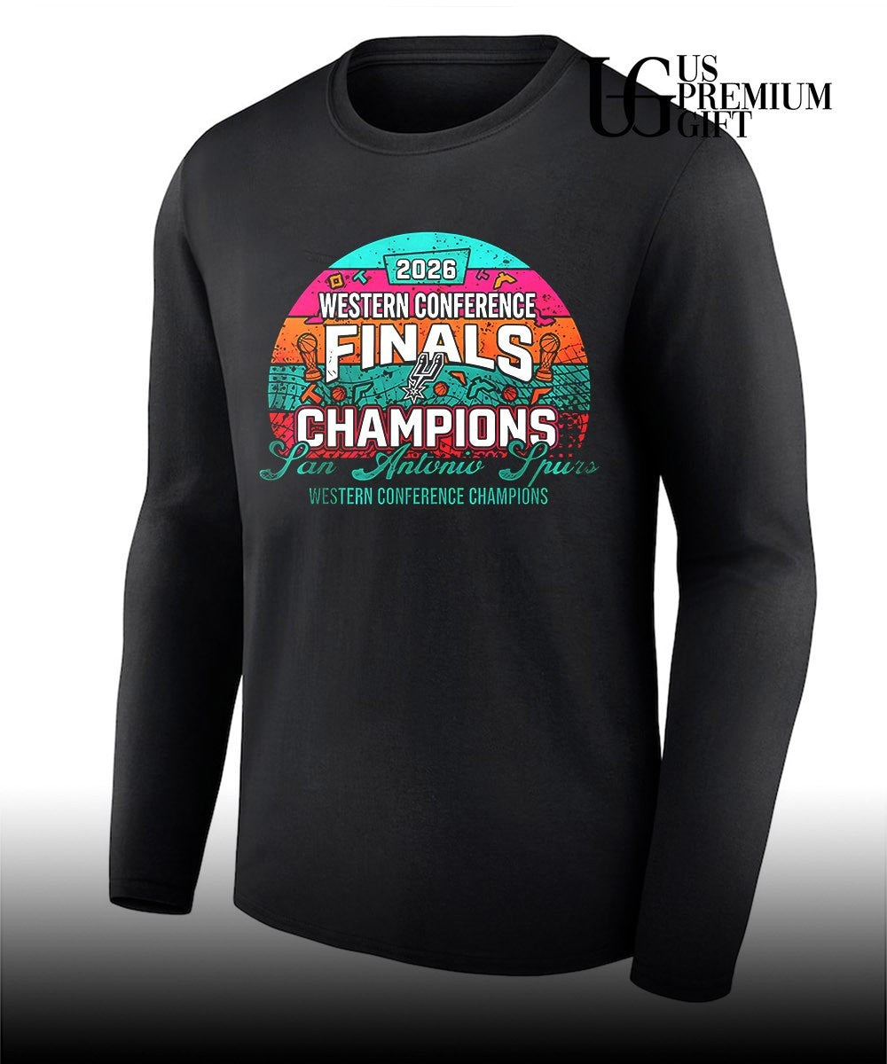 San Antonio Spurs NBA Finals Western Conference Champions 2026 Vintage shirt Unisex