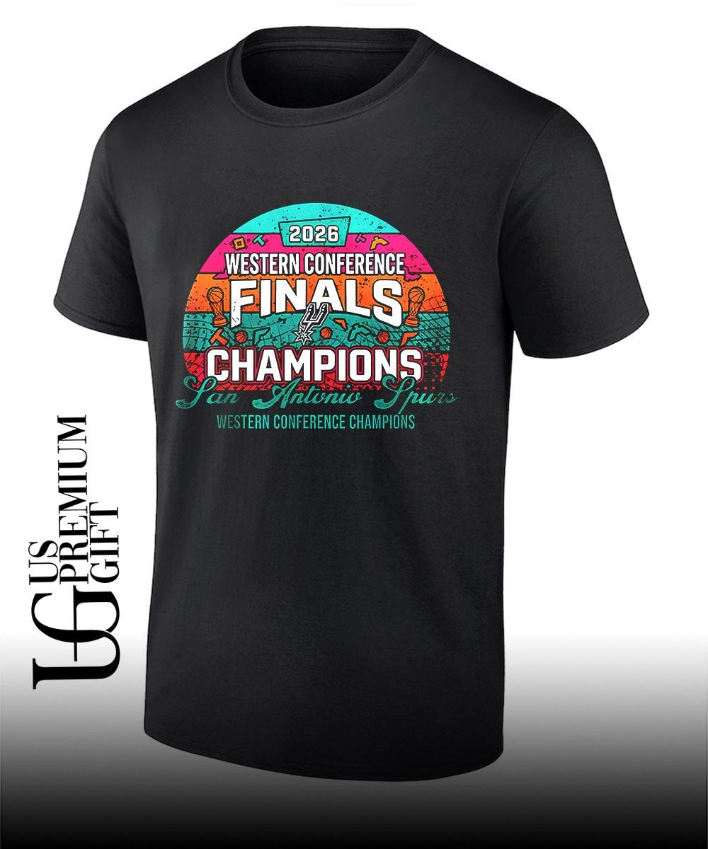 San Antonio Spurs NBA Finals Western Conference Champions 2026 Vintage shirt Unisex
