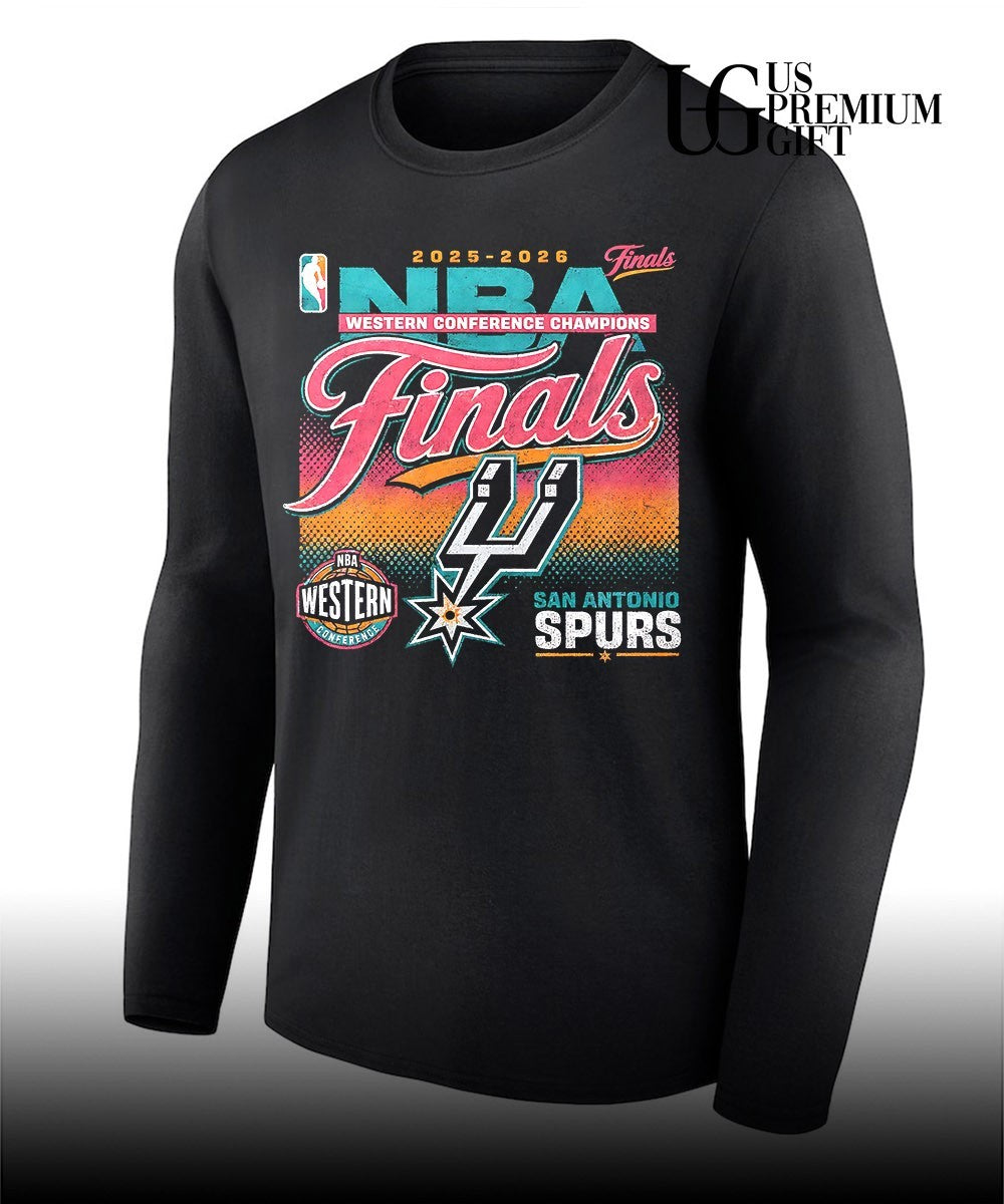 San Antonio Spurs NBA Western Conference Champions 2025-2026 Finals shirt Unisex