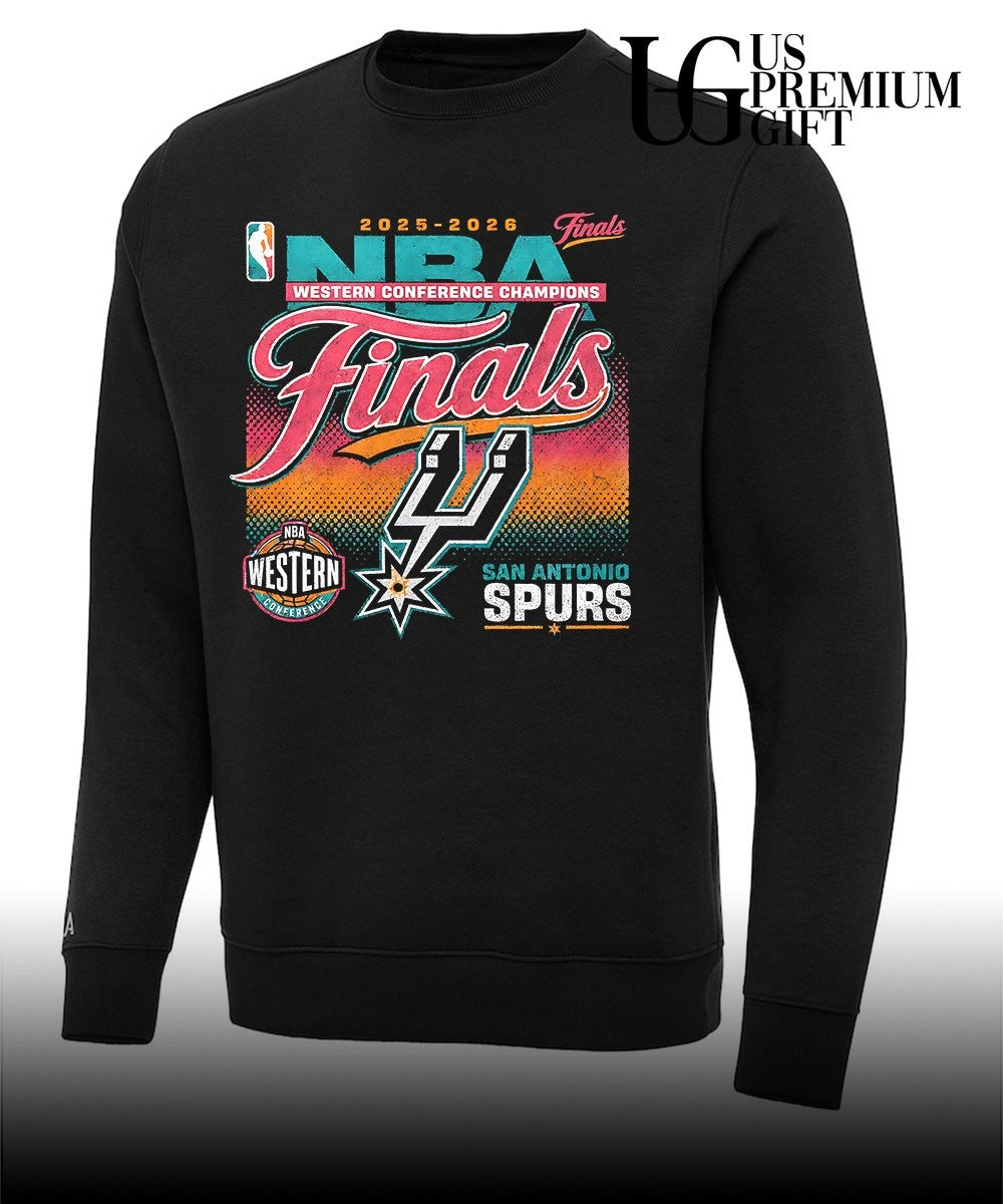 San Antonio Spurs NBA Western Conference Champions 2025-2026 Finals shirt Unisex