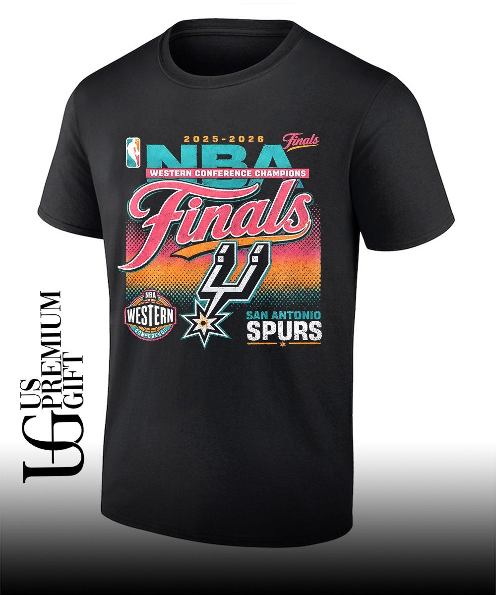 San Antonio Spurs NBA Western Conference Champions 2025-2026 Finals shirt Unisex