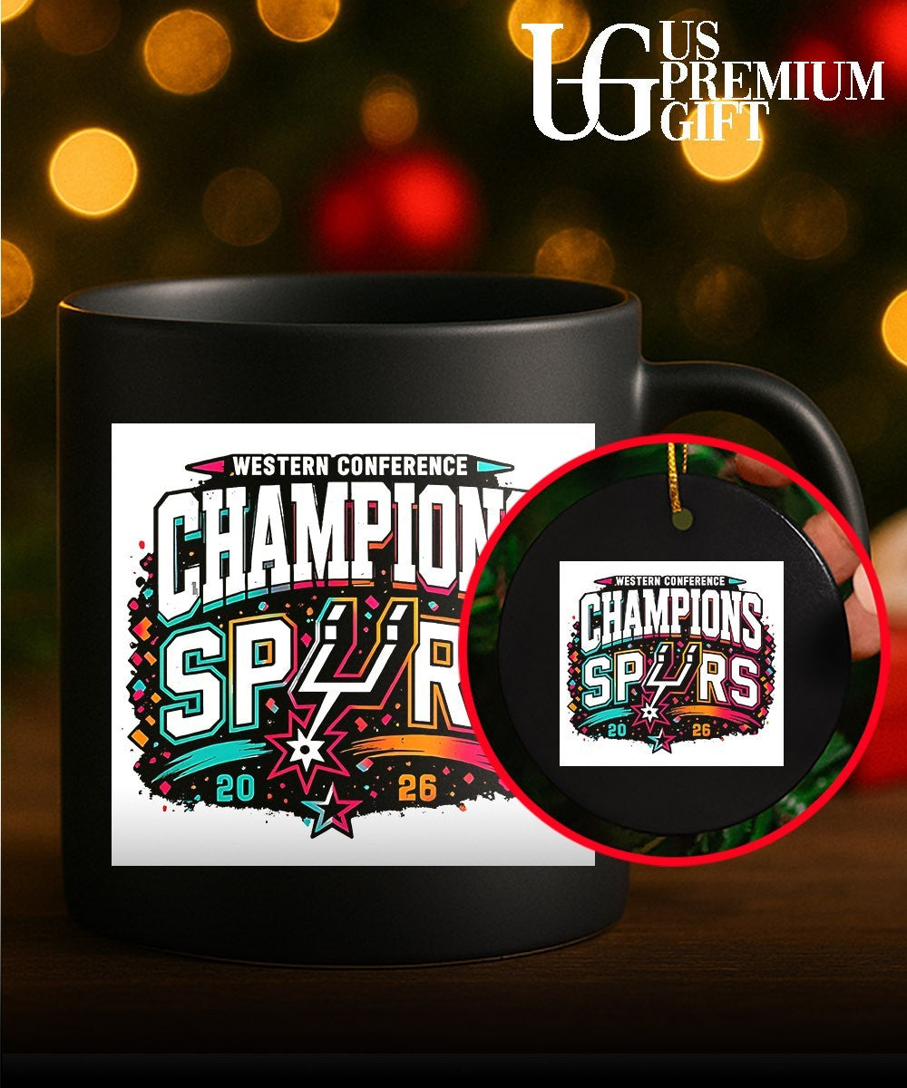 San Antonio Spurs NBA Western Conference Champions 2026 shirt Unisex