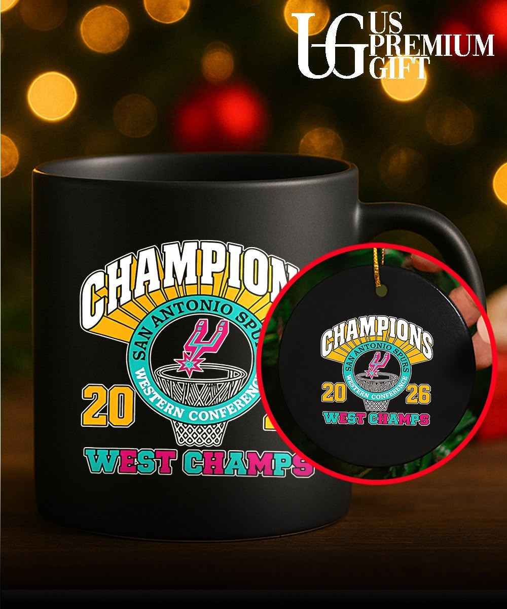 San Antonio Spurs NBA Western Conference Champions 2026 West Champs shirt Unisex