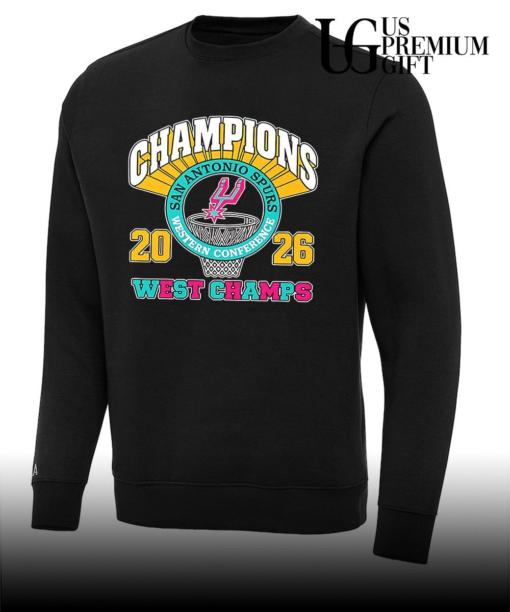 San Antonio Spurs NBA Western Conference Champions 2026 West Champs shirt Unisex
