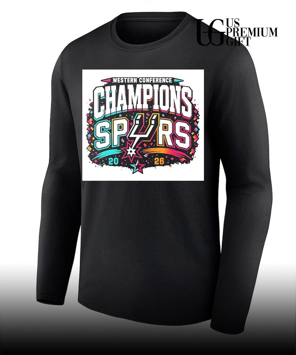 San Antonio Spurs NBA Western Conference Champions 2026 shirt Unisex