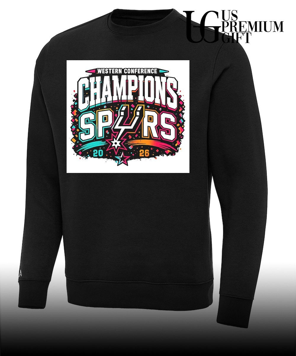San Antonio Spurs NBA Western Conference Champions 2026 shirt Unisex
