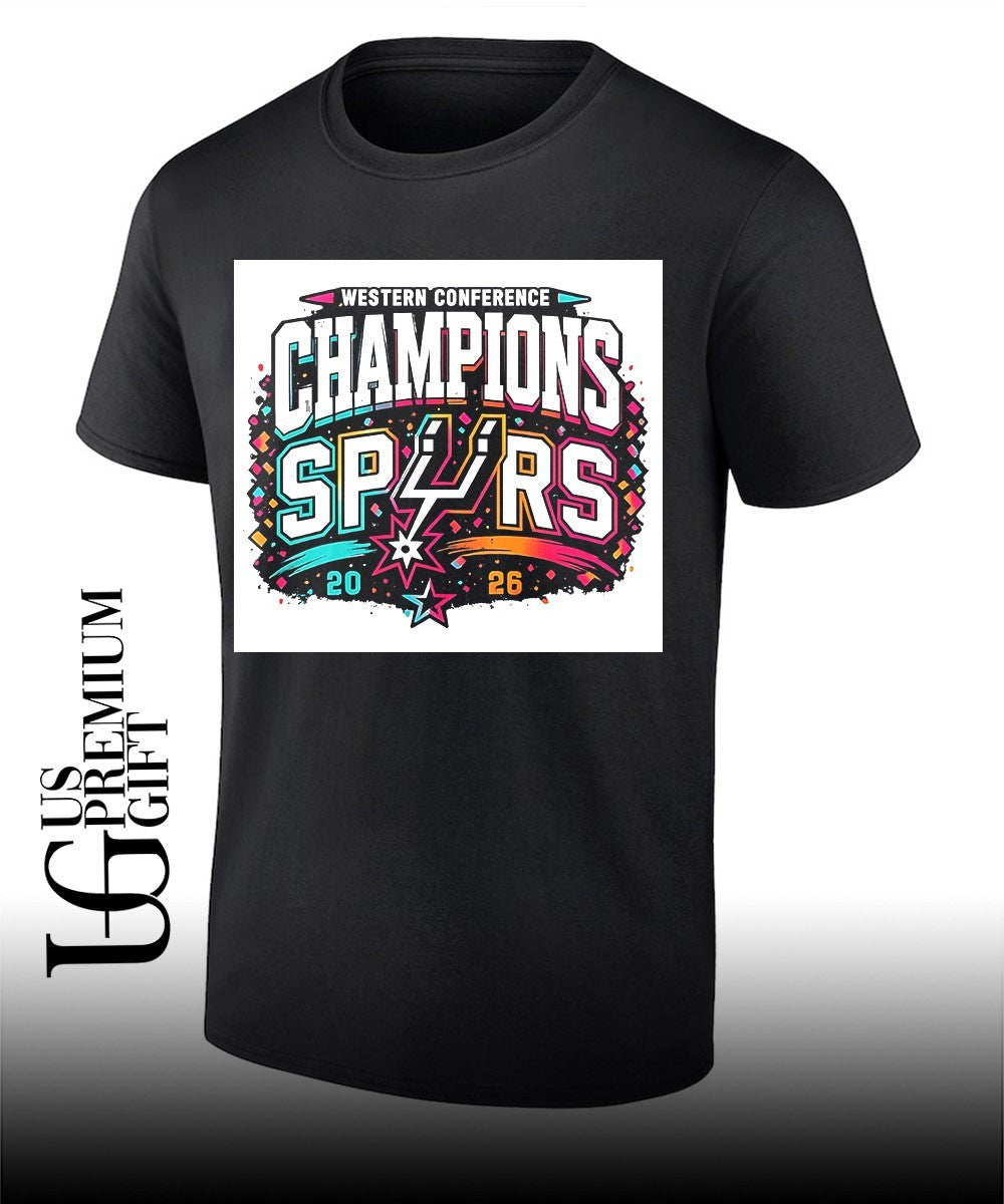 San Antonio Spurs NBA Western Conference Champions 2026 shirt Unisex