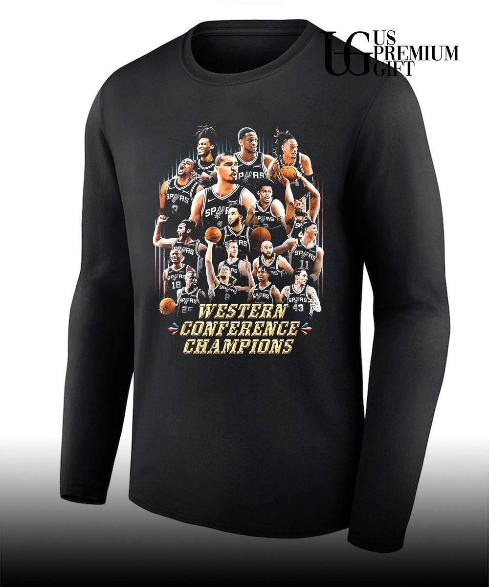 San Antonio Spurs NBA Western Conference Champions Basketball Team Players shirt Unisex