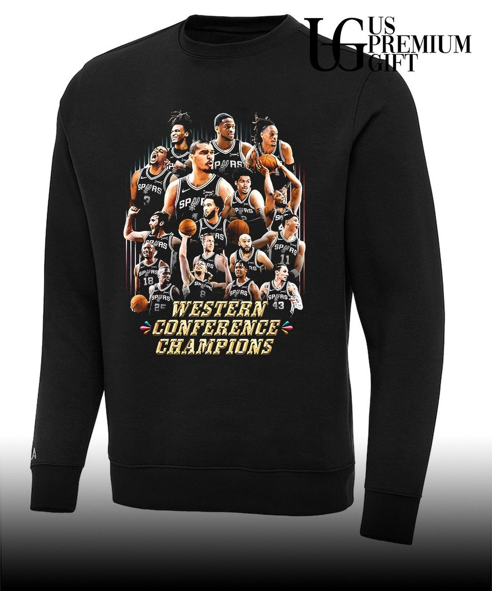 San Antonio Spurs NBA Western Conference Champions Basketball Team Players shirt Unisex