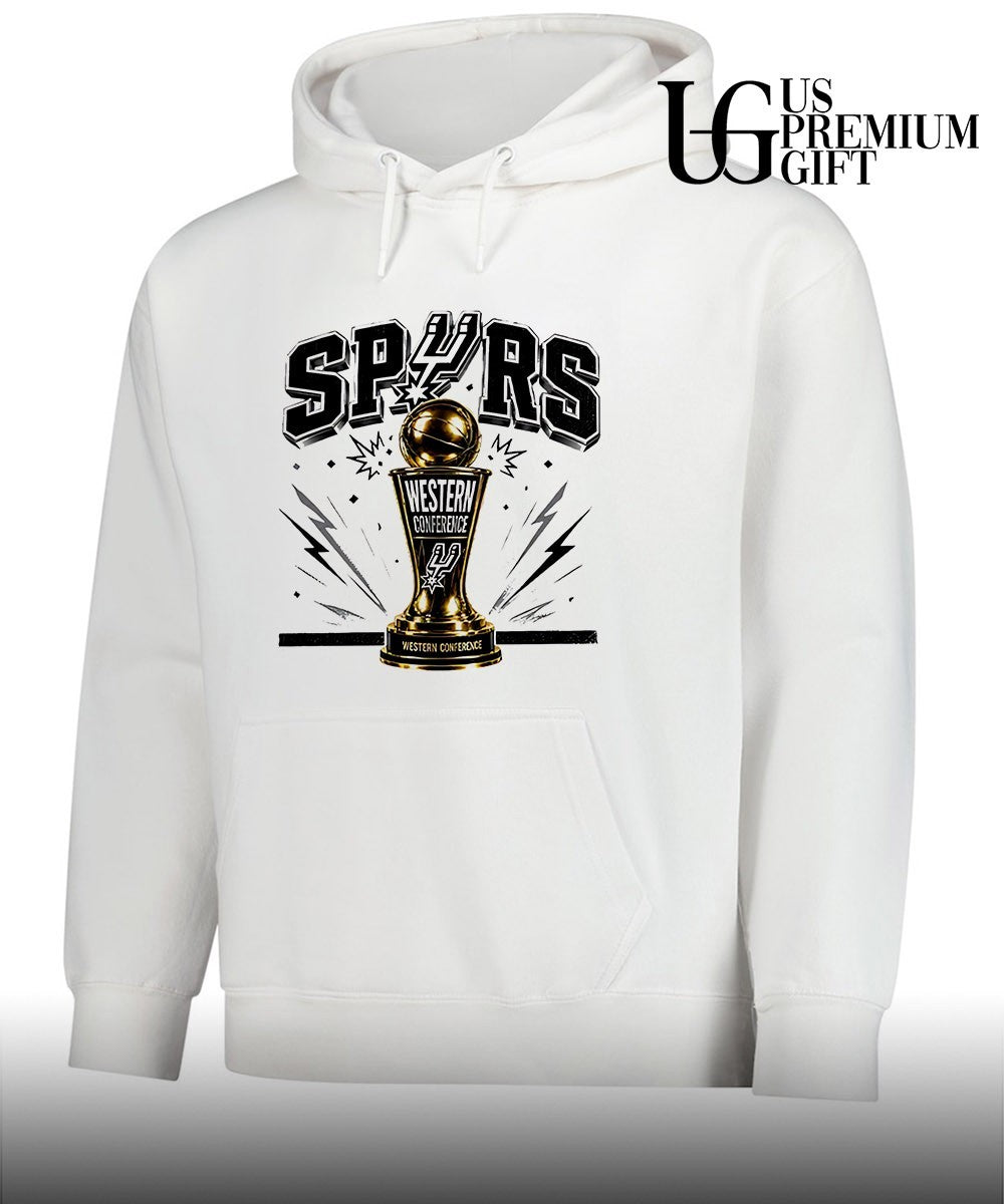 San Antonio Spurs NBA Western Conference Championship 2026 trophy shirt Unisex