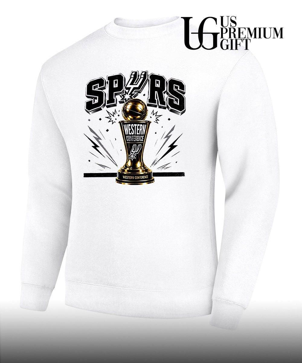 San Antonio Spurs NBA Western Conference Championship 2026 trophy shirt Unisex