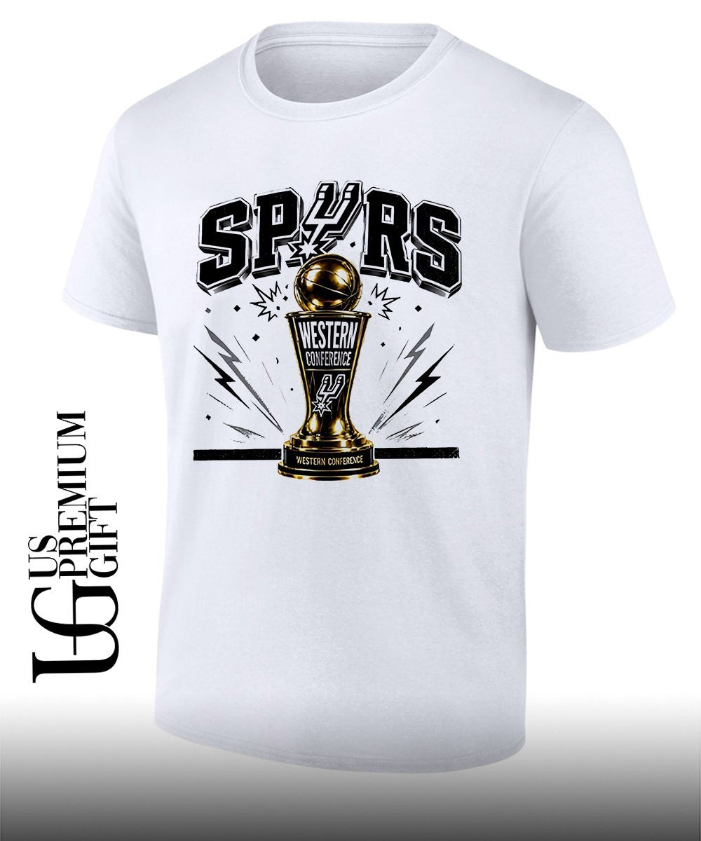 San Antonio Spurs NBA Western Conference Championship 2026 trophy shirt Unisex