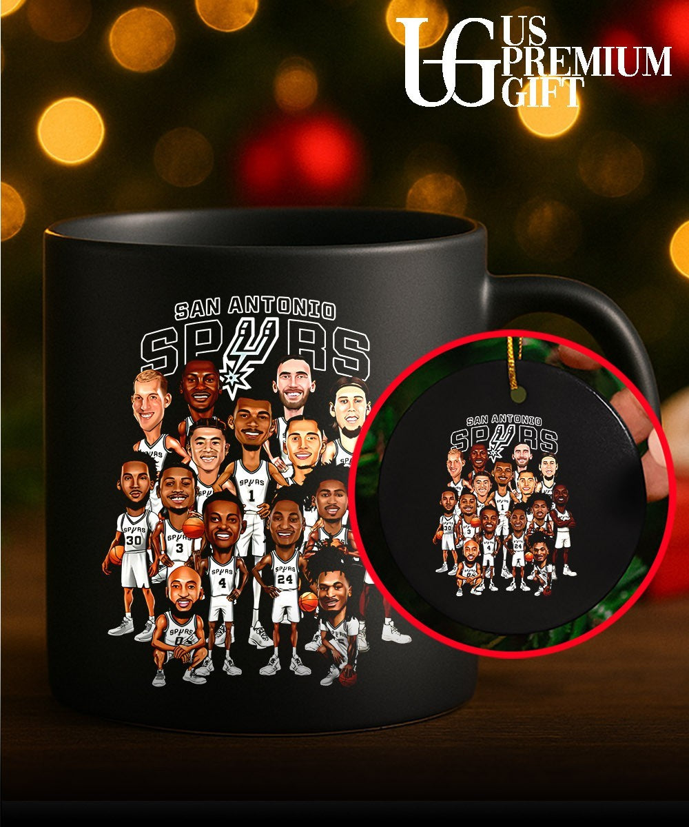 San Antonio Spurs Players Victor Wembanyama Devin Vassell NBA Unisex