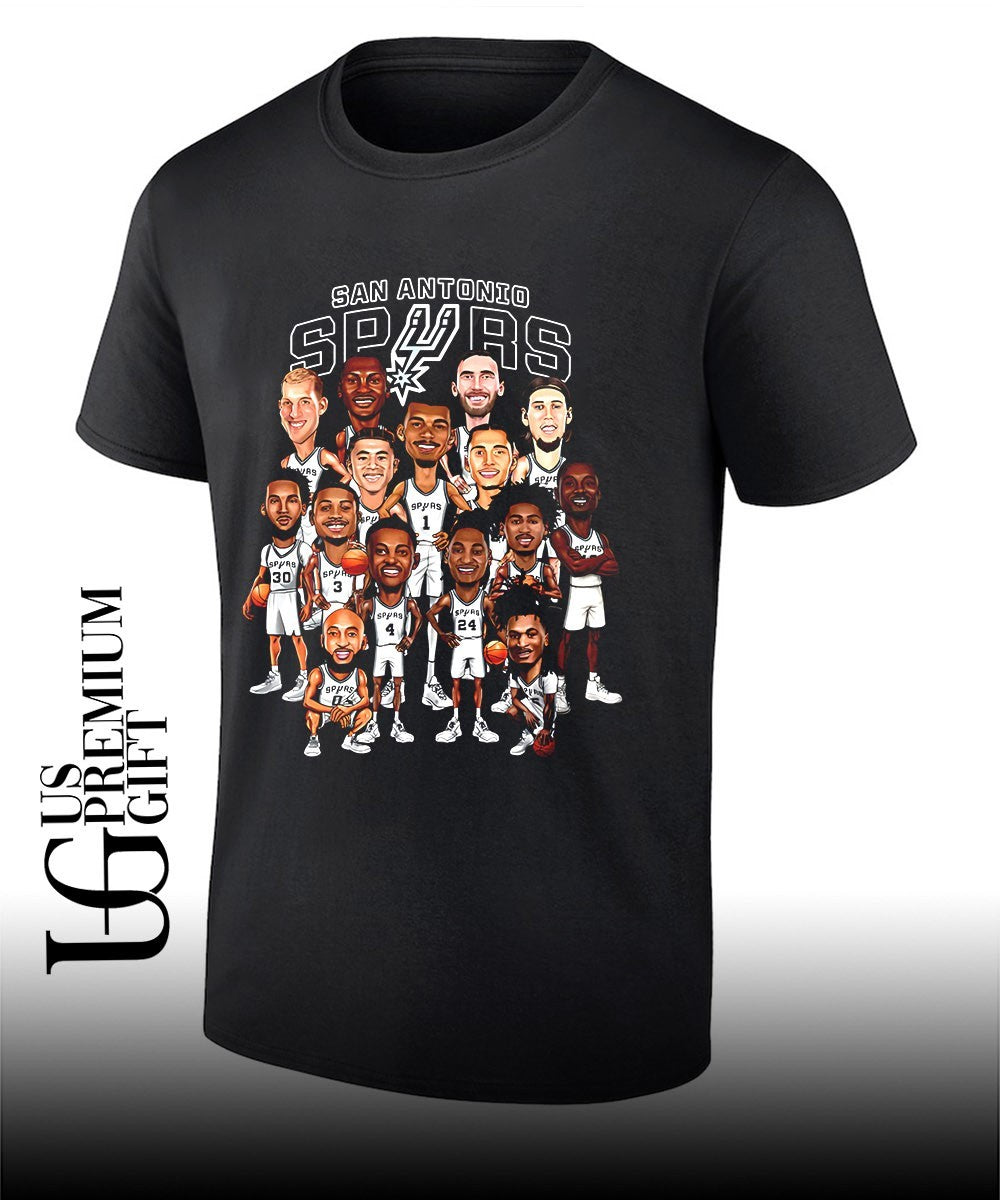 San Antonio Spurs Players Victor Wembanyama Devin Vassell NBA Unisex